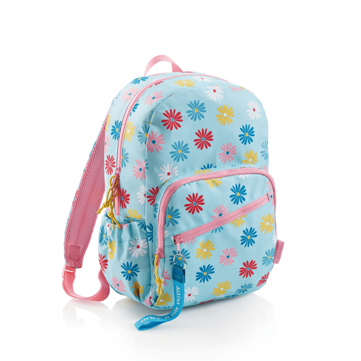 MIQUELRIUS Školski ranac Bela rada, 2 pregrade, 24l, Roze-plavi