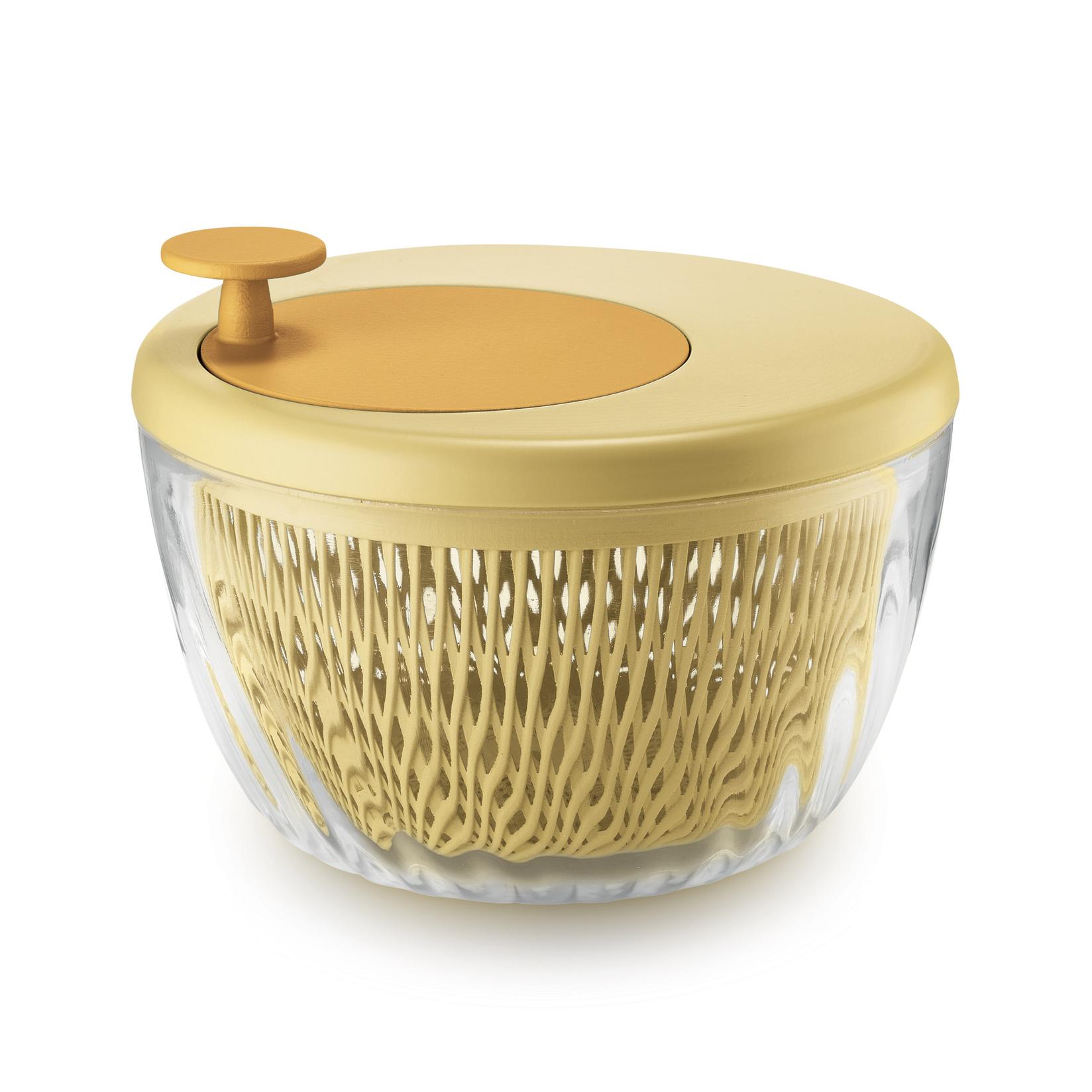 Guzzini Cediljka za salatu sa poklopcem, Žuta