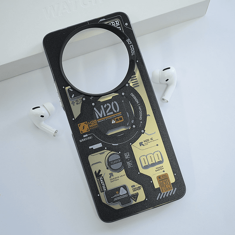Maska Magnetic Hybrid za Xiaomi Redmi A3 (2024) Tip3, Crno-žuta
