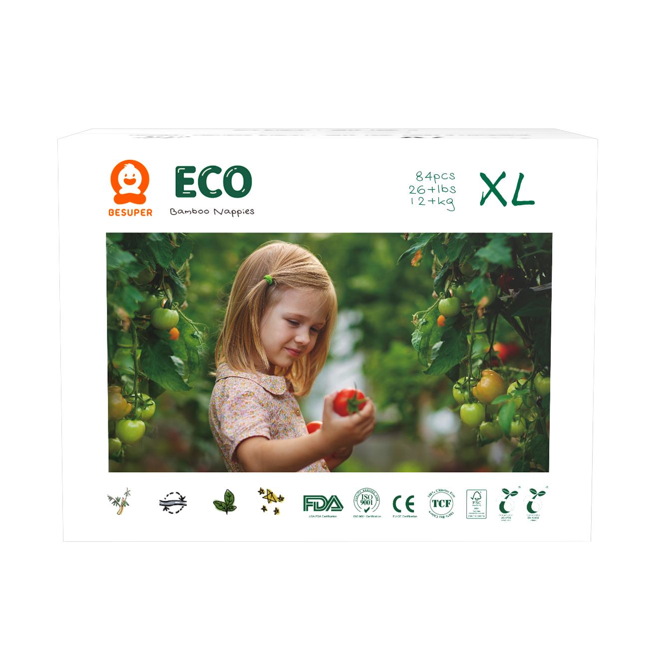 BeSuper Pelene Eco Bamboo XL, 12+kg, 84/1