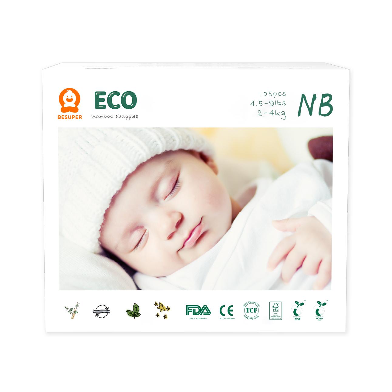 BeSuper Pelene Eco Bamboo, NB, 2-4 kg, 105/1