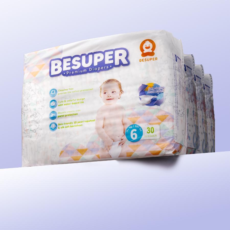 BeSuper Pelene Premium 6, 12+kg, Monthly, 120/1