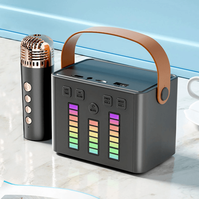Selected image for Q-2 Karaoke set bluetooth zvučnik i mikrofon, Crni