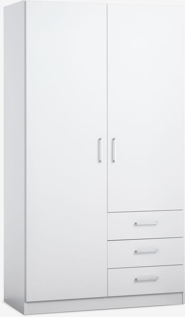 Linnea Ormar, Sa 2 vrata i 3 fioke, 97x176cm, Beli
