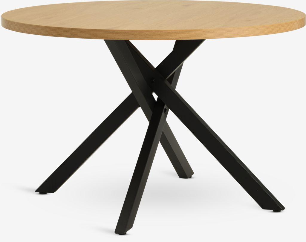 Linnea Trpezarijski sto, O120cm, Krem