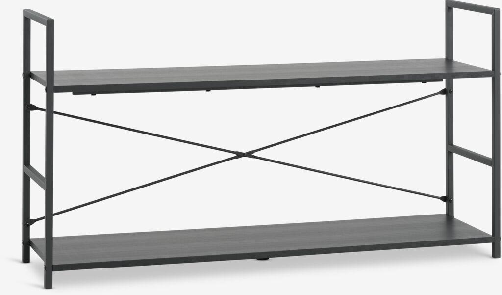 Linnea TV-komoda, Sa 1 policom, Crna