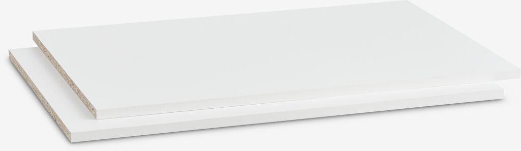 Linnea Police za ormar, 2 komada, Bele