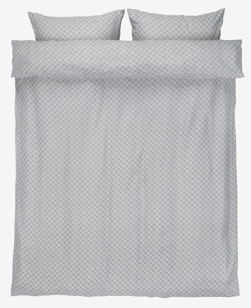 Komplet posteljine Aurora Krep, 200 x 220 cm, siva