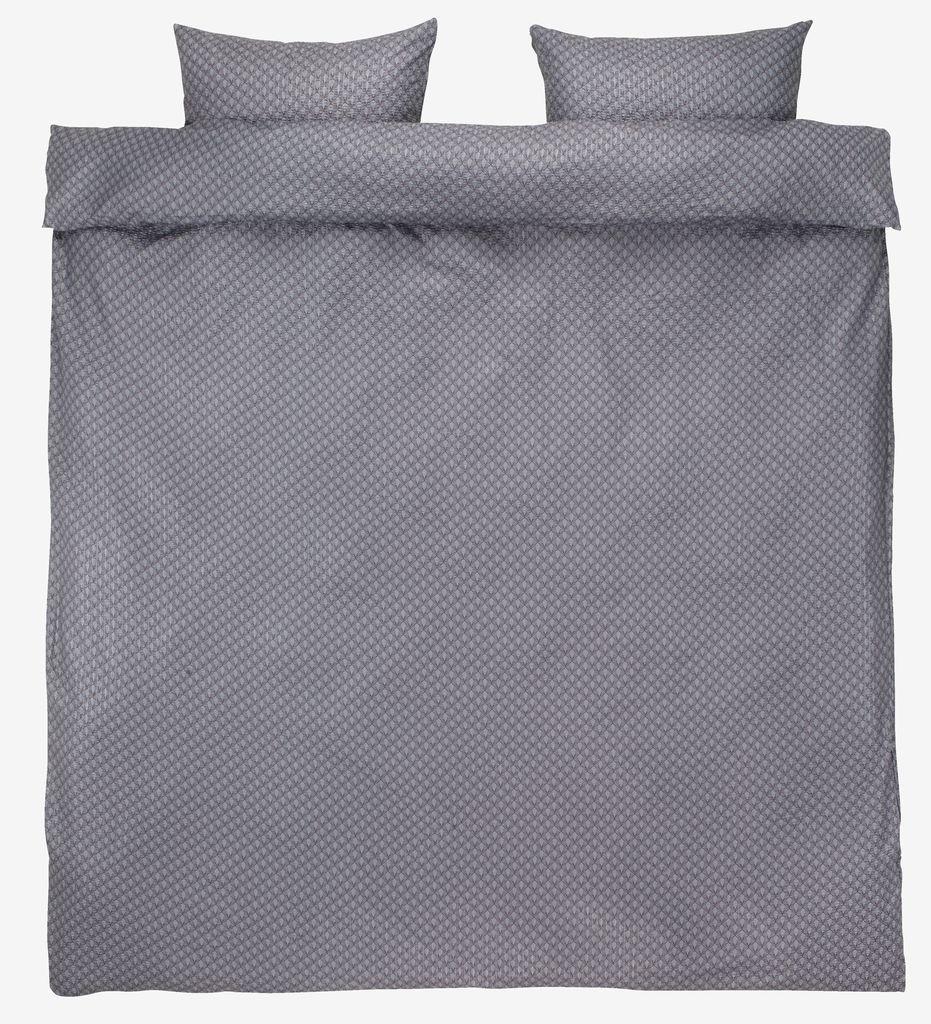 Komplet posteljine Aurora Krep, 200 x 220 cm, siva