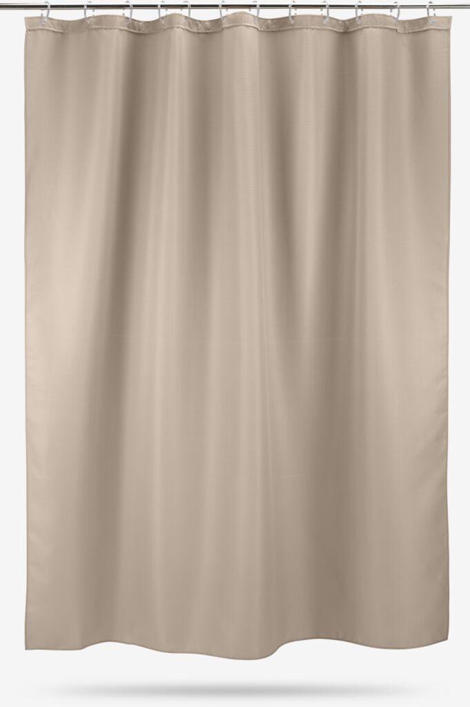 Zavesa za tuširanje Aurora, 180 x 200 cm, vafl, bež