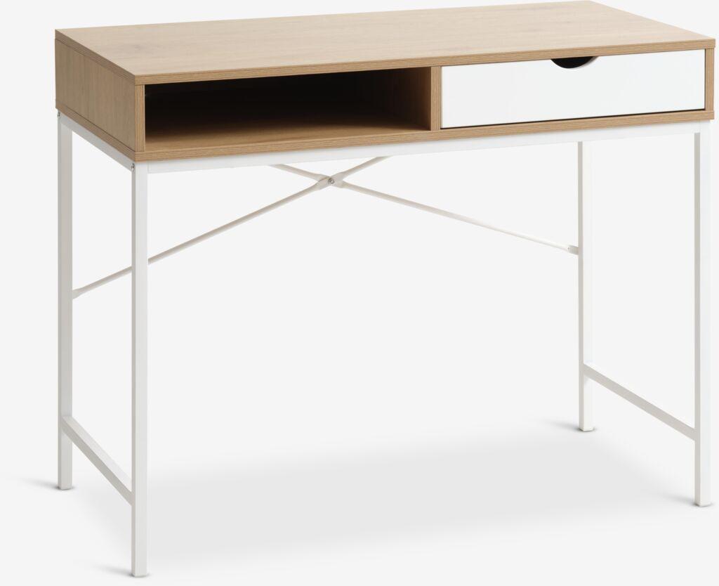 Linea radni sto, 48x95 cm, hrast