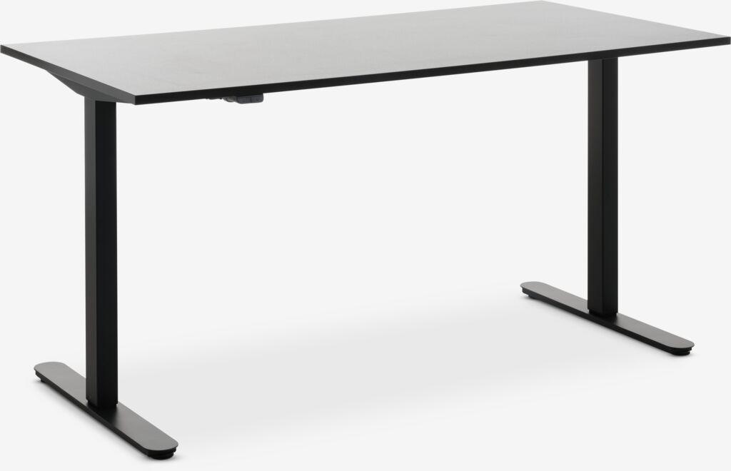 Linea radni sto, 80x160 cm, crni