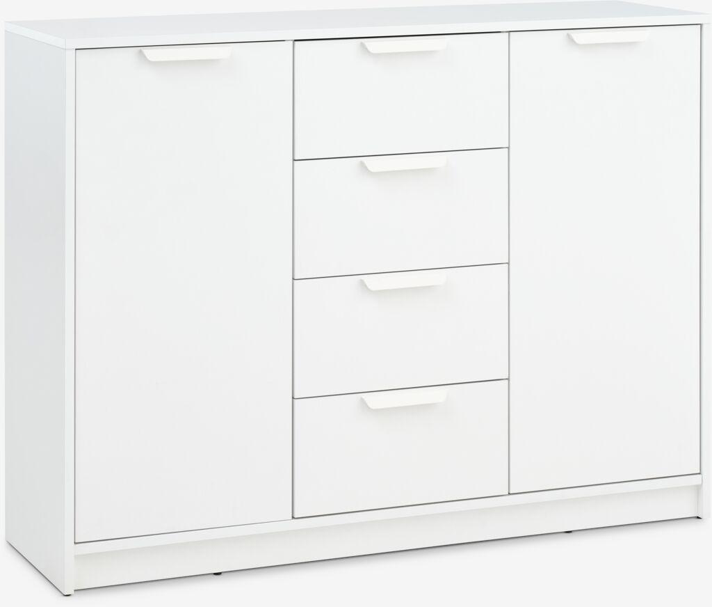 Komoda Linea, 118x42 cm, bela