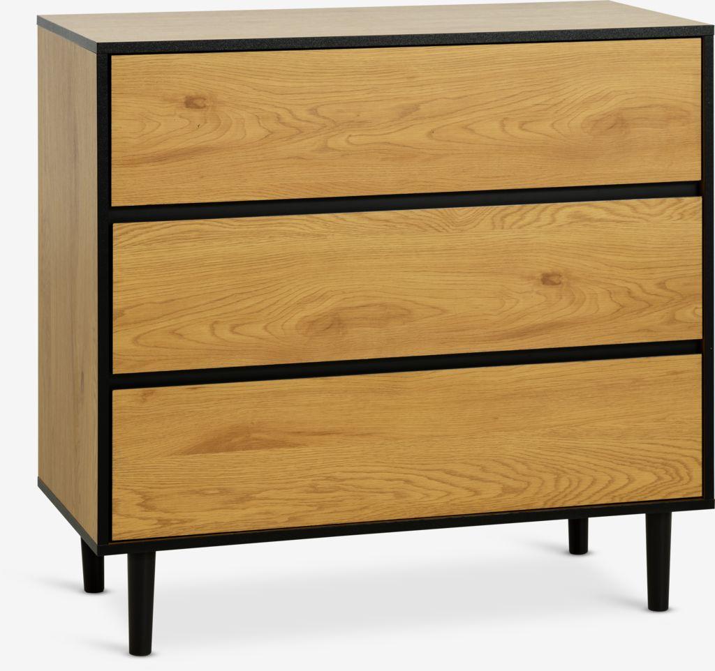 Linea komoda 90x105 cm, hrast