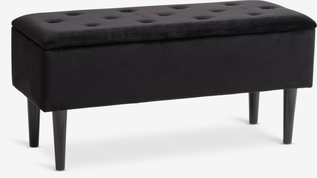 Linea klupa, 95x95 cm, crna