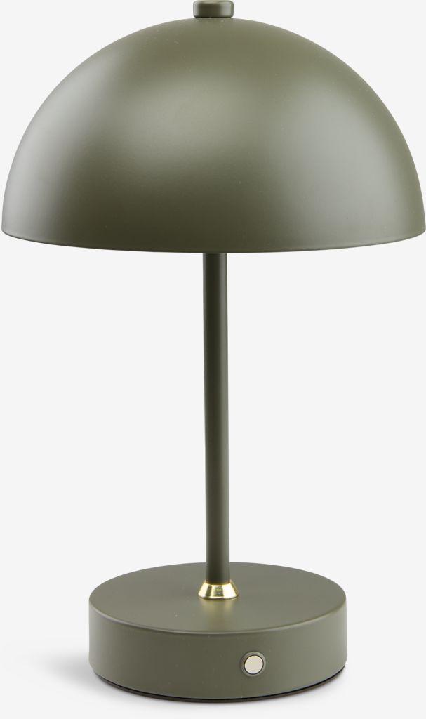 Lampa na bateriјe Aurora, Ø16x25 cm, zelena