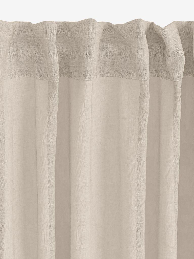 Zavesa Aurora, 140x300 cm, toplo siva, siva