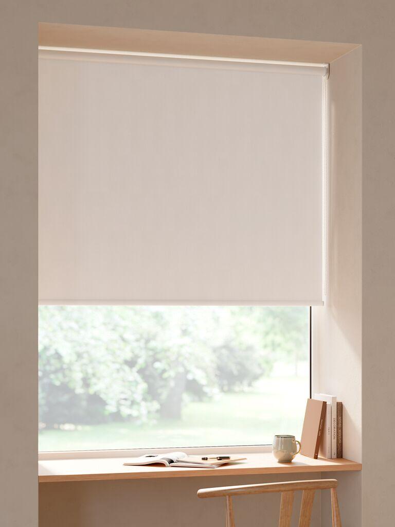 Zatamnjuјuća rolo zavesa Aurora, 140x170 cm, bela