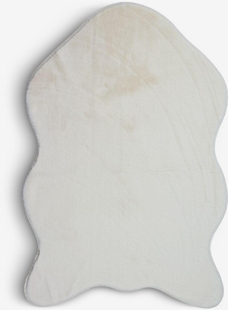 Tepih od veštačkog krzna Aurora 60x90, beli