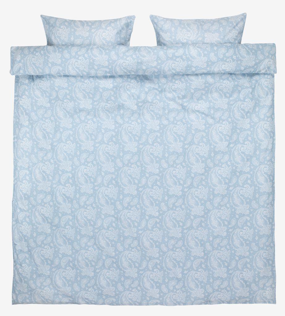 Posteljina od flanela Aurora, 200x220 cm, plava