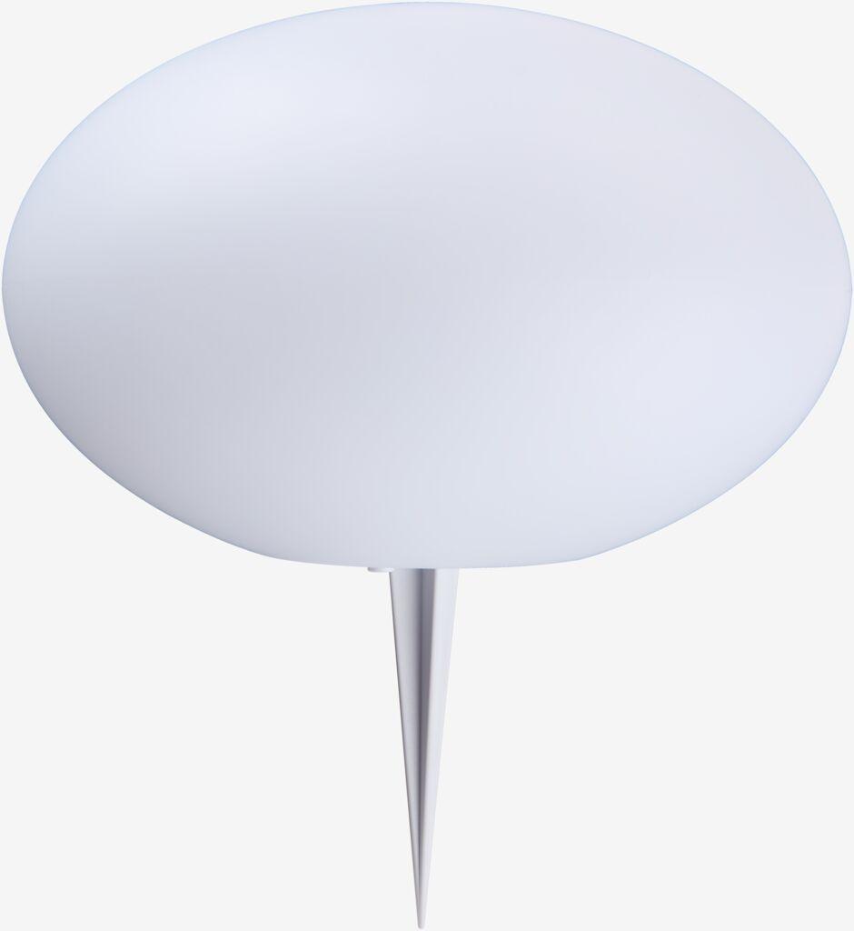 Solarna lampa Aurora, bela