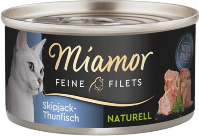 MIAMOR Vlažna hrana za mačke, Prirodni fileti tuna Feine Filets, 80g