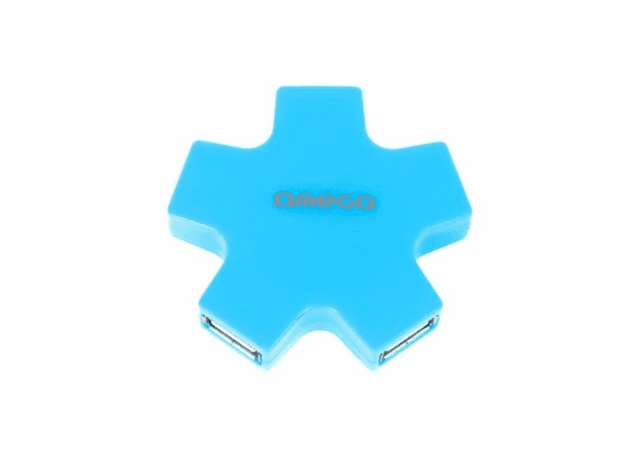 PLATINET USB HUB Omega OUH24SBL star plavi