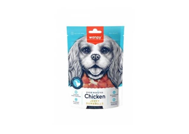 WANPY Poslastica za pse Dumbbell Chicken, 100g