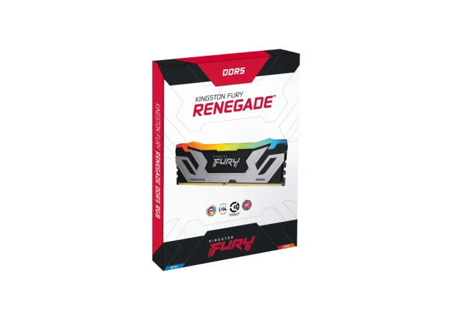 KINGSTON CUDIMM DDR5 48GB 2x24GB kit 8400MT/s KF584CU40RSK2-48 FURY Renegade Silver RGB XMP