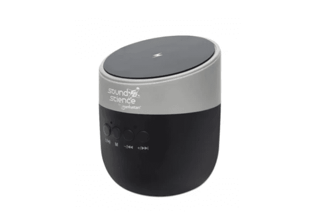 MANHATTAN Bluetooth zvučnik sa postoljem za punjenje 165051, Crna