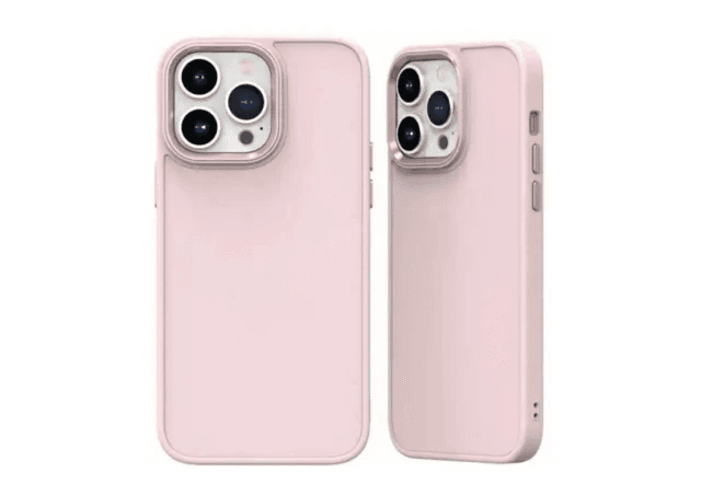 MCTK41-IPHONE 14 Pro Max Futrola UTP Shiny Lens Silicone 169, Roze