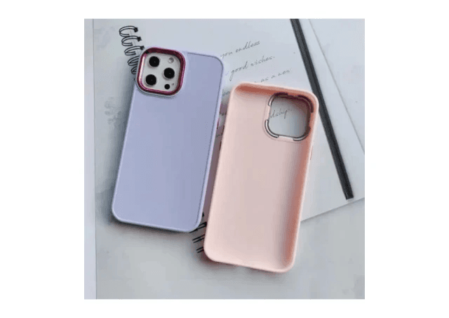 MCTK41-IPHONE 14 Futrola UTP Shiny Lens Silicone Light 169, Svetloplava
