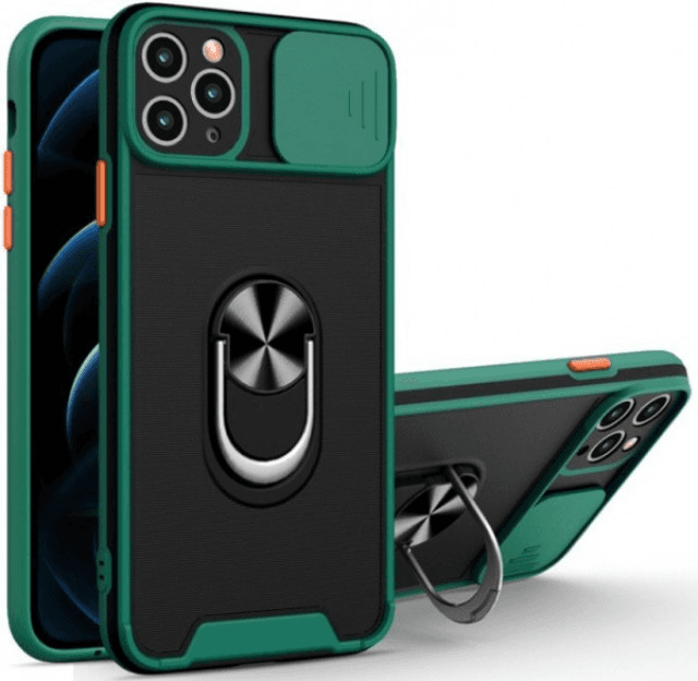 MCTR8-IPHONE 12 Pro Futrola Magnetic Defender Silicone 277 41688, Tamnozelena