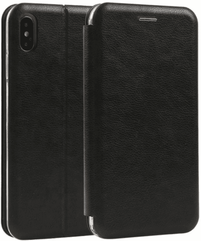 MCLF11-HUAWEI Nova 5T Futrola Leather FLIP 299 41754, Crna