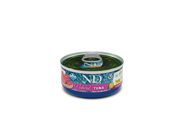 N&D Vlažna hrana za mačke Can Cat Natural Tuna, 70g