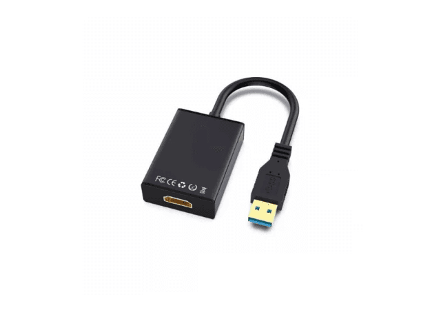 E-GREEN Adapter USB 3.0 M - HDMI F crni