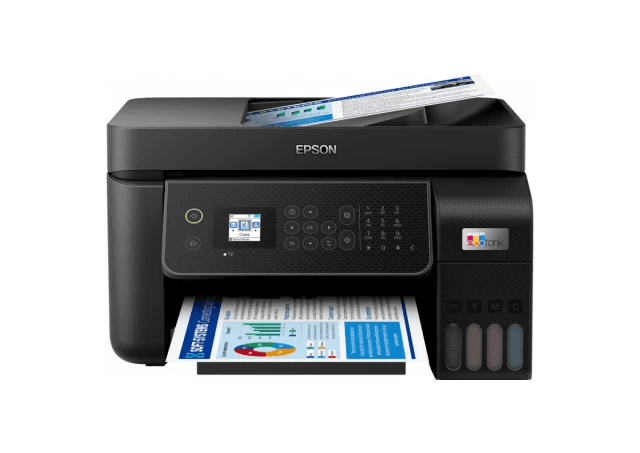 EPSON L5310 EcoTank 4in1 print-scan-copy-fax, Color, A4, 5760X1440, Wi-Fi, LAN, ADF, LCD, Manual Duplex