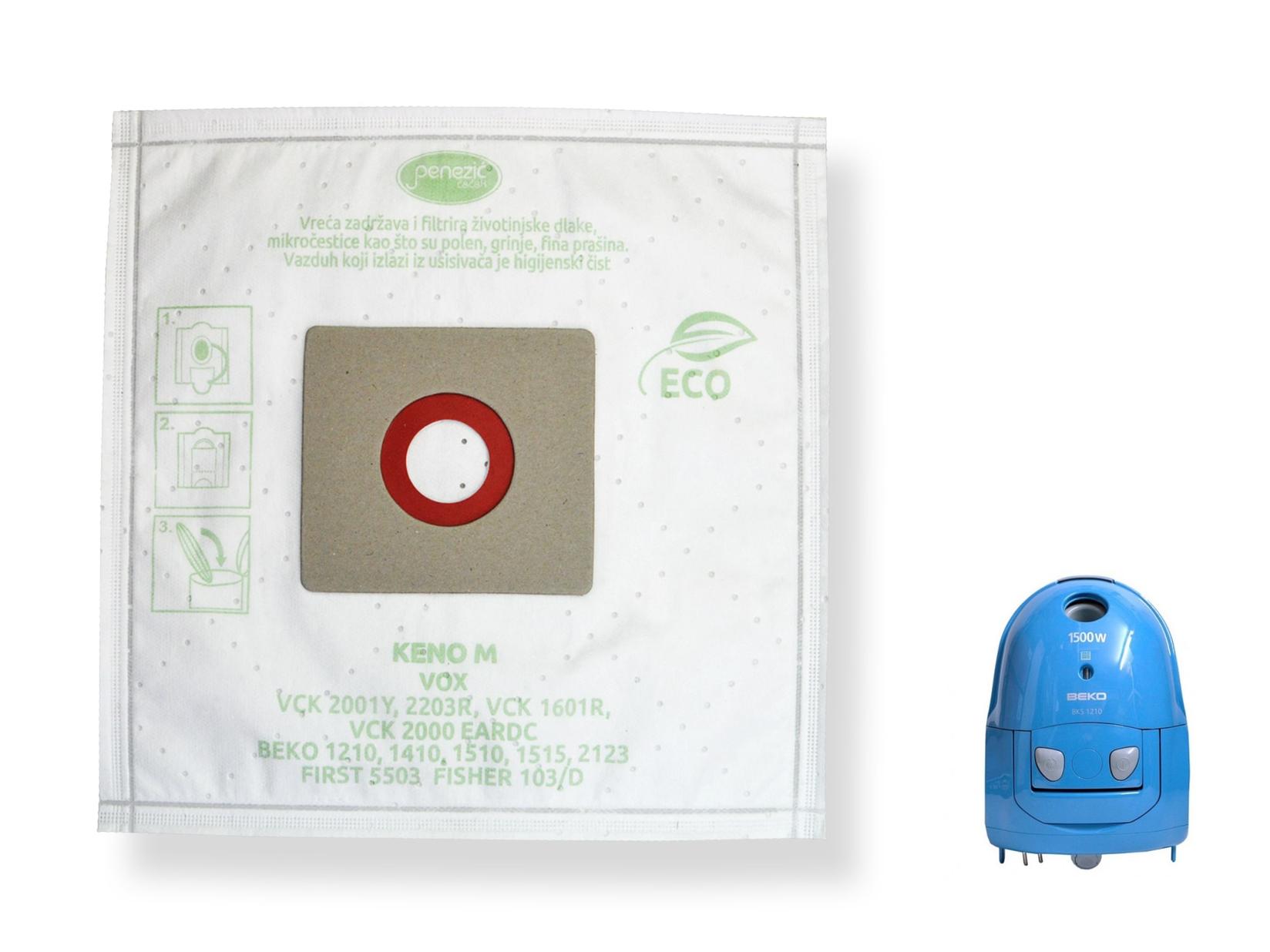 KENO M Kese za usisivače, 5 komada