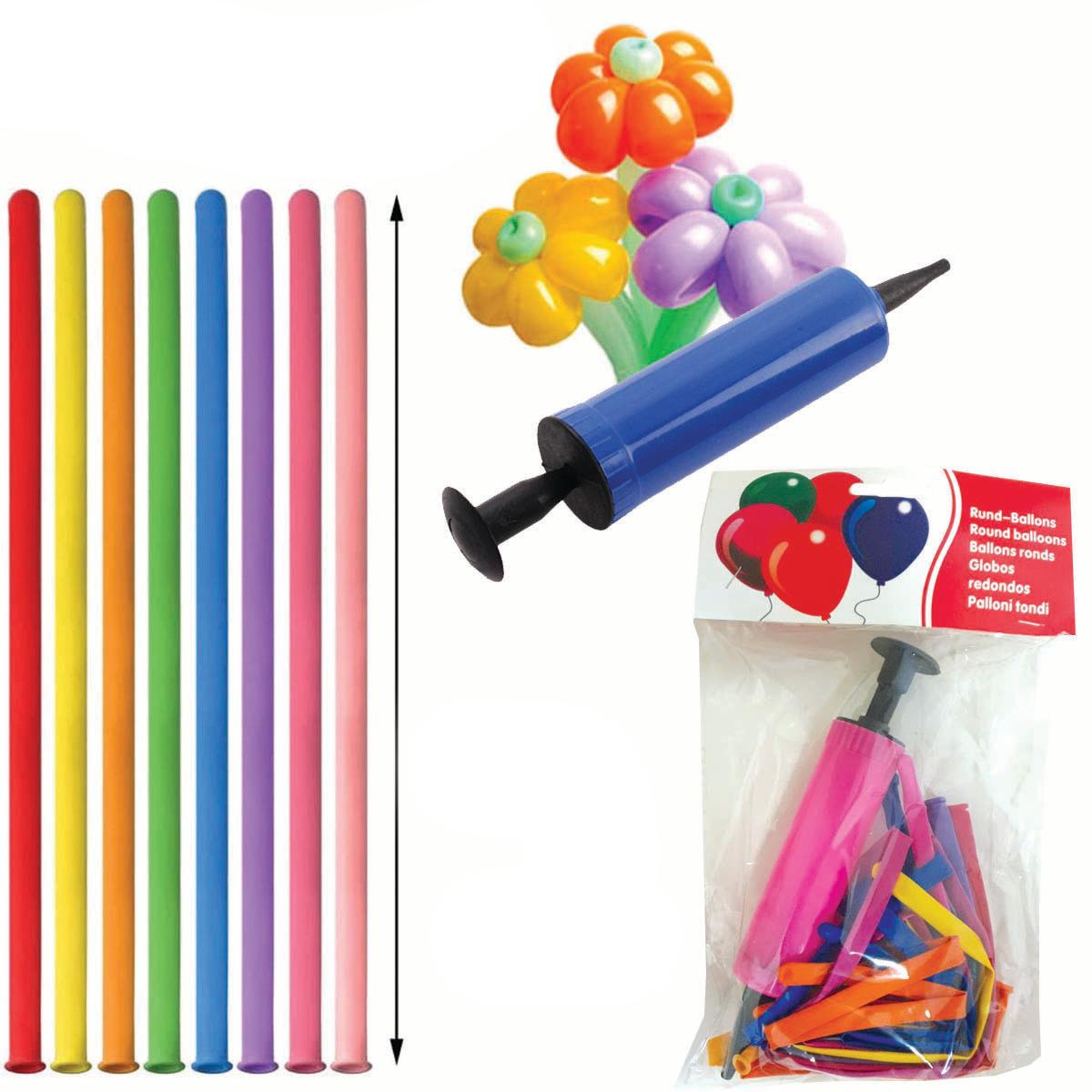 Baloni za modeliranje + pumpa 10/1