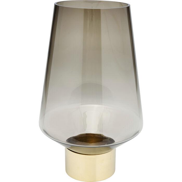KARE Staklena vaza Noble Ring, 40cm, Braon