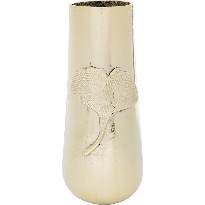 KARE Vaza Gingko Leaf, 42cm, Braon