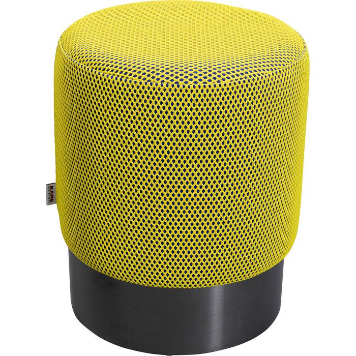 KARE Tabure Jody Mesh 35cm, Žuti