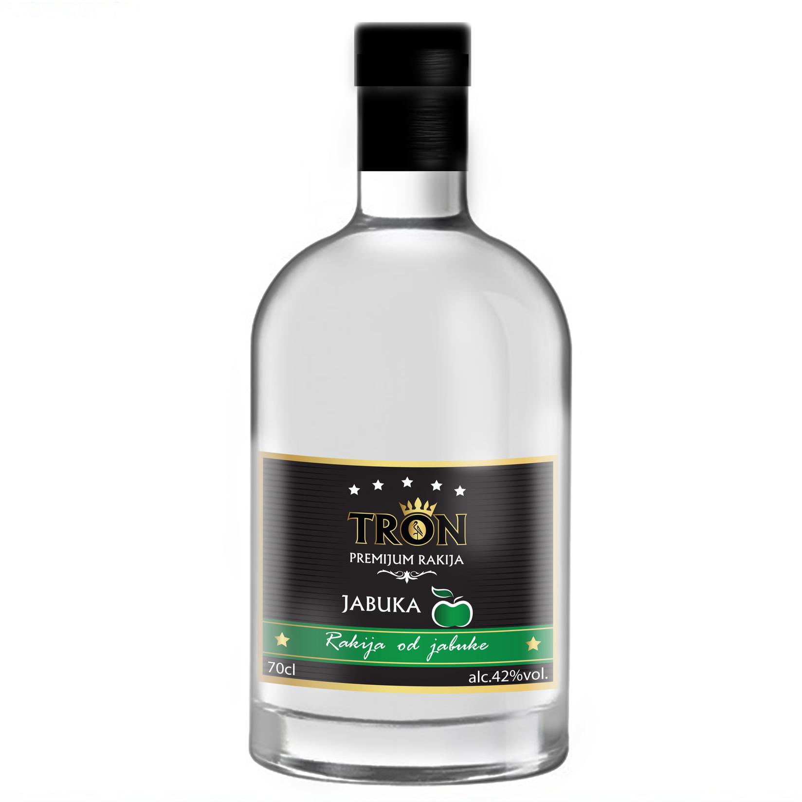 KAŠASA TRON Premijum Rakija, Jabuka, 0.7l