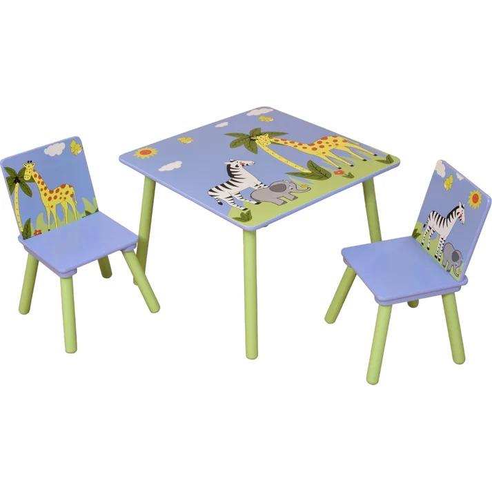 Kinder Home Dečiji sto sa stolicama Savana, 60x60x44cm