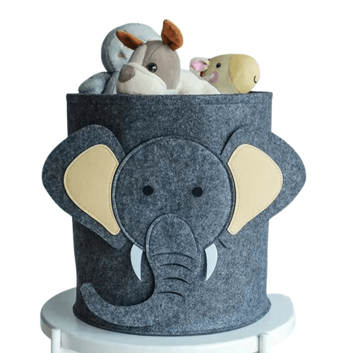 Magio Korpa za dečiju sobu Slon, Siva