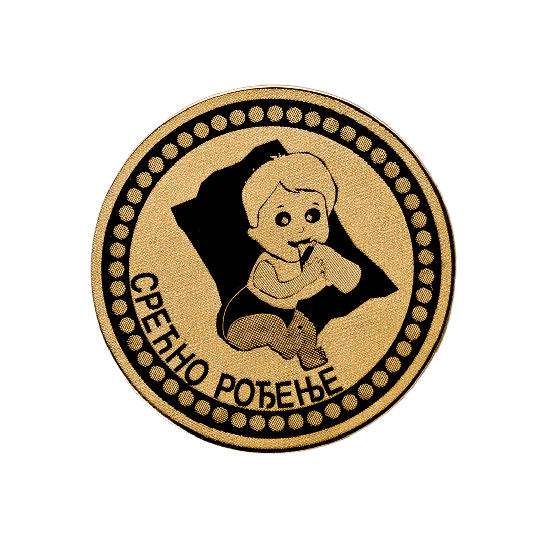 KARAT Zlatnik Srećno Rođenje, 1g