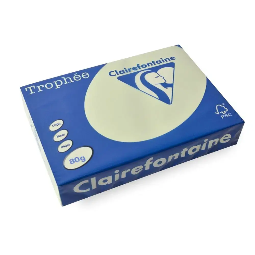 Clairefontaine Fotokopir papir  A4, 500 komada, Svetlozelena