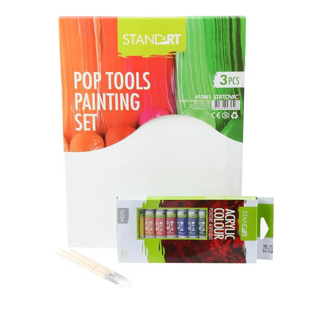 Statovac Pop tools Set za slikanje, 3 Komada