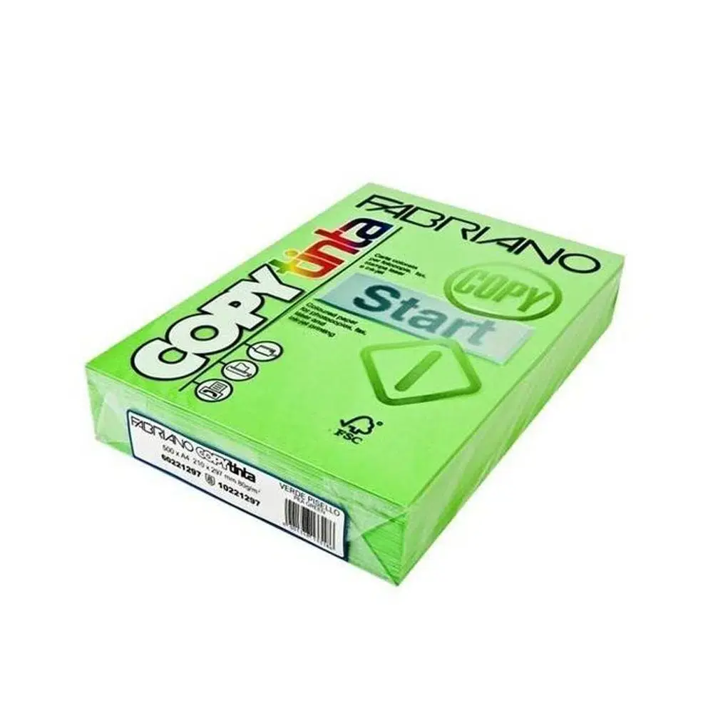 FABRIANO Tinta, Fotokopir papir, u boji, A4, 80 gr, Verde Pisello