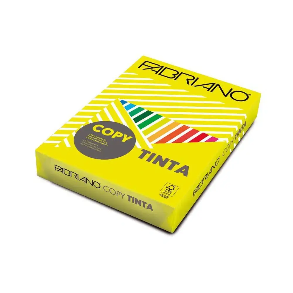 FABRIANO Multipaper, Fotokopir papir, u boji, A4, 160 gr, 250 lista, N. Giallo